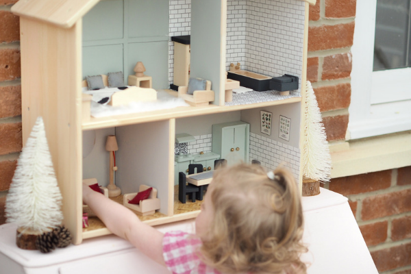 ikea doll house shelf