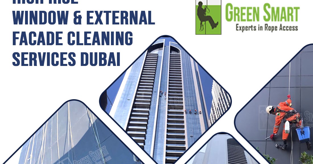 High Rise Window & Façade Cleaning Dubai Rope Access Services in