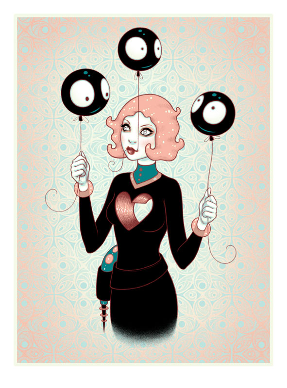 INSIDE THE ROCK POSTER FRAME BLOG Tara McPherson & The Cotton Candy