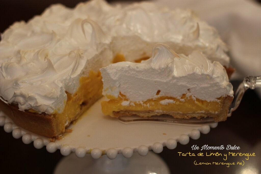Un momento dulce TARTA DE LIMÓN Y MERENGUE SUIZO (LEMON MERENGYE PIE)