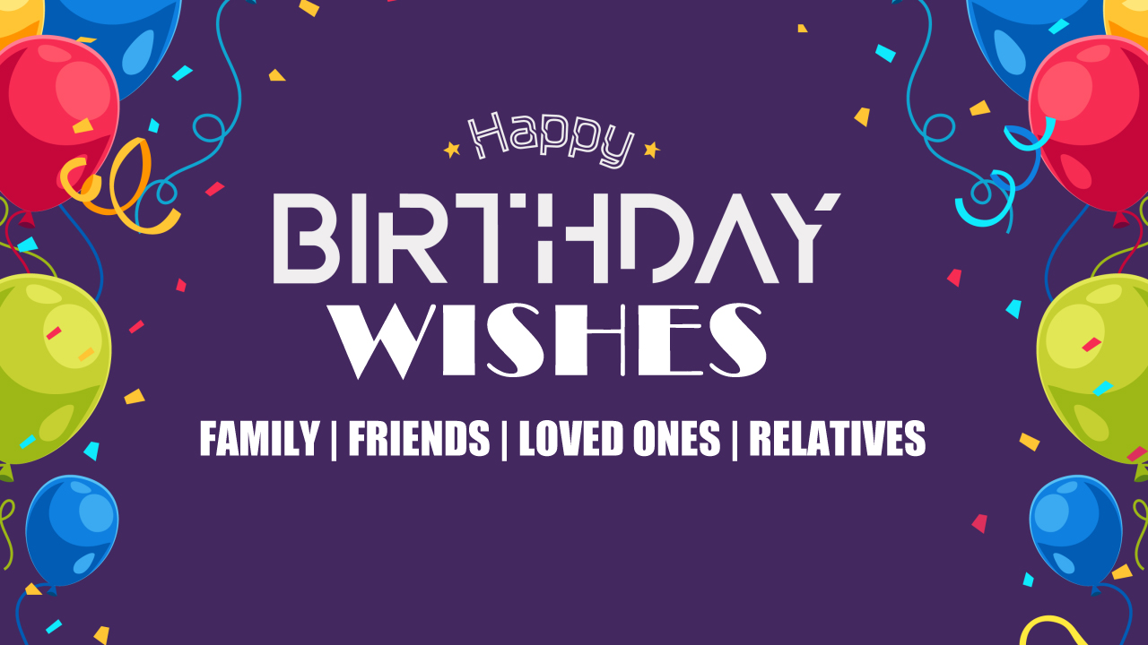 +50 Happy Birthday Wishes For Family | Friends | 2020 - 2020 EVENTS