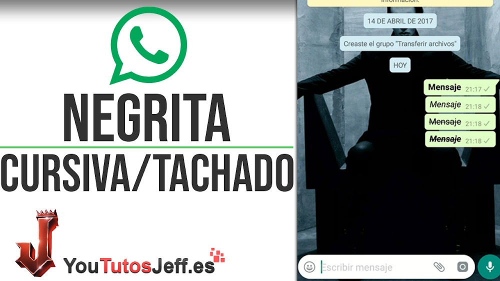 Como Poner Negrita y Cursiva en WhatsApp - Trucos WhatsApp
