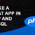 Make a Chat Application using PHP and MySQL