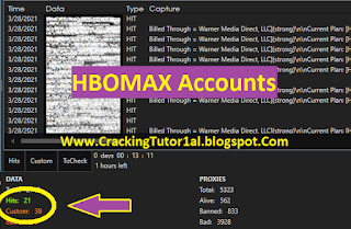 Hbomax.com 21x premium accounts with full capture unchecked hits HboMax.Com 21x Premium Accounts with Full Capture Unchecked Hits | 28