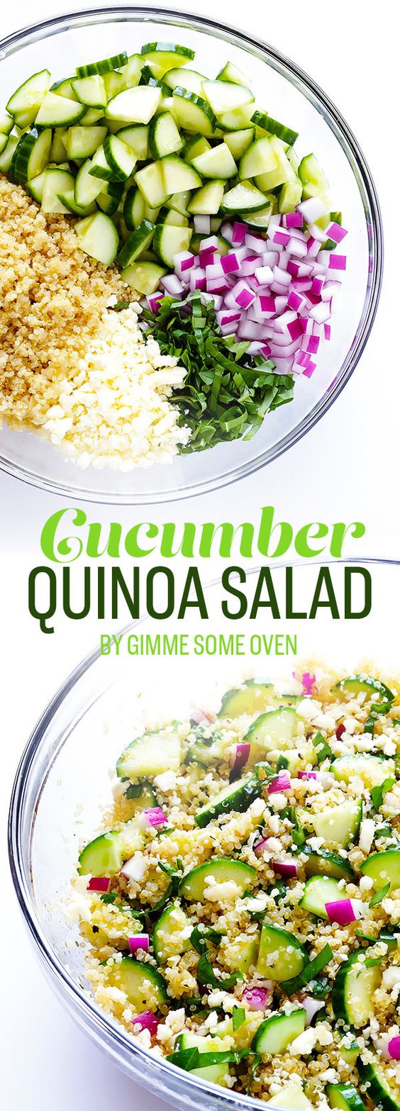 Cucumber Quinoa Salad - Healthy Recipes Soup