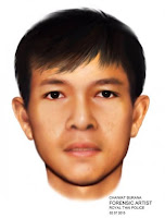 ภาพสเก็ทภาพเหมือนของน้องโอ๊ ที่ปัจจุบันอายุ 25 ปี ร่วมด้วยช่วยกันกับโครงการ “คืนดวงใจให้แม่ return heart to home”