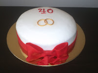 Resultado de imagem para bolo de 40 anos de casada