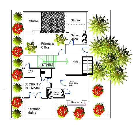Autocad 2D Floor Plan - ALL IT SERVICES
