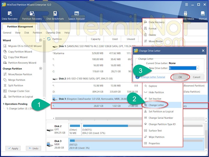 Disk Yönetimi konsol görünümü güncel olmadığı için işlem tamamlanamadı