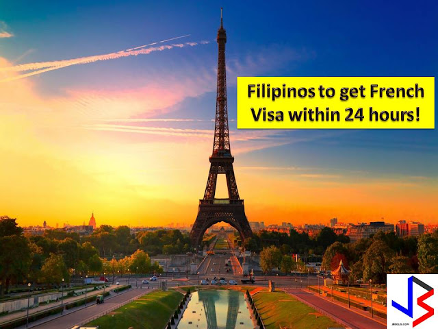 From more than 10 days, the process of getting a French visa will be shorter to just 48 hours or 48 hours starting November 1, 2017  This is France's strategy to invite tourist in their country after the number decreased due to series of attacks that hit Paris and Nice last year.  Prime Minister Edouard Philippe announced that the fast visa processing is open to citizens of the following countries; Russia India Thailand Cambodia Laos Myanmar Indonesia Philippines. Read: 20 Visa-Free Countries to Visit this 2017 for Philippine Passport Holder