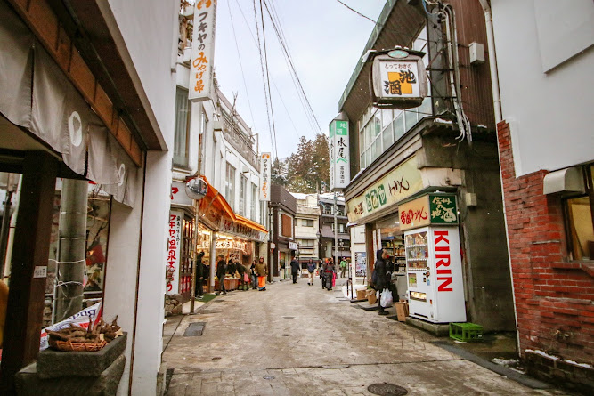 Nagano Nozawaonsen Village Japan