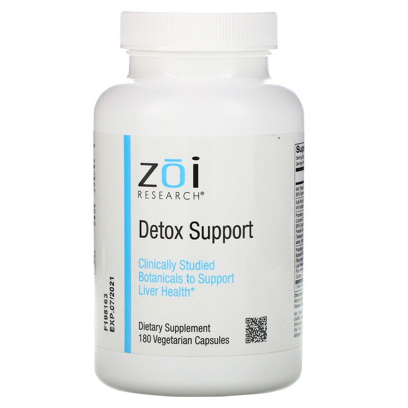 ZOI Research, Поддержка выведения токсинов, 180 растительных капсул