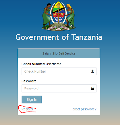 salary portal slip tanzania government 2021 homepage