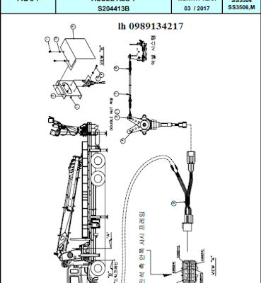 Dưới khung gầm xe mang cẩu Dong Yang 15 tấn SS3504-SS3506-SS3506M Dưới khung gầm xe mang cẩu Dong Yang 15 tấn SS3504-SS3506-SS3506M