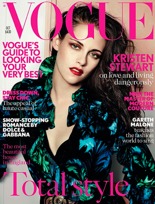 Celebrity: Kristen Stewart looks amazing on the cover of British Vogue