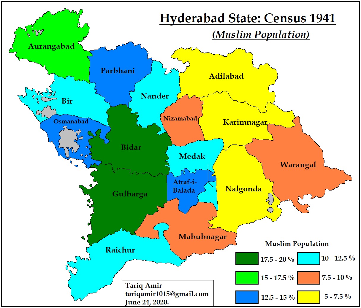 Pakistan Geotagging 130 The Disputed States II Hyderabad State