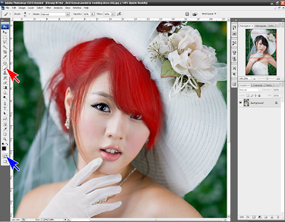 Cara Mengubah Warna Rambut dengan Photoshop