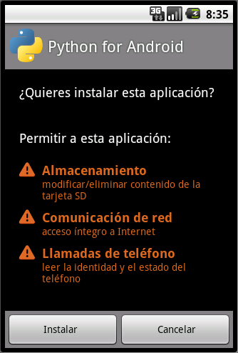 aox Weblog: Python en Android + script de regalo SMS/GPS/SMS