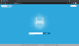 Login Router Totolink menggunakan pc
