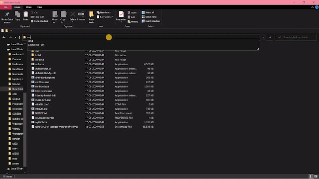 open cmd in files folder open cmd in folder