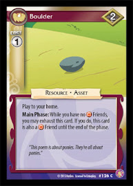 My Little Pony Boulder Absolute Discord CCG Card