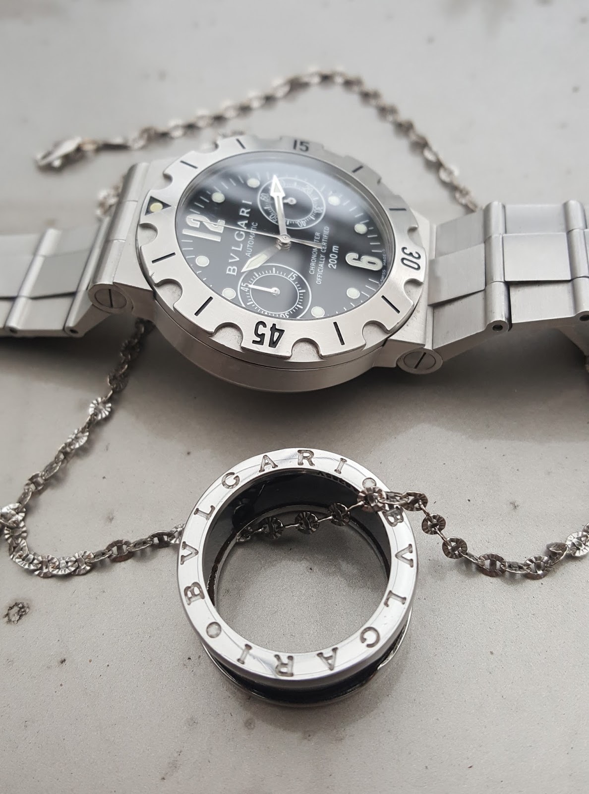 bvlgari scuba chronograph