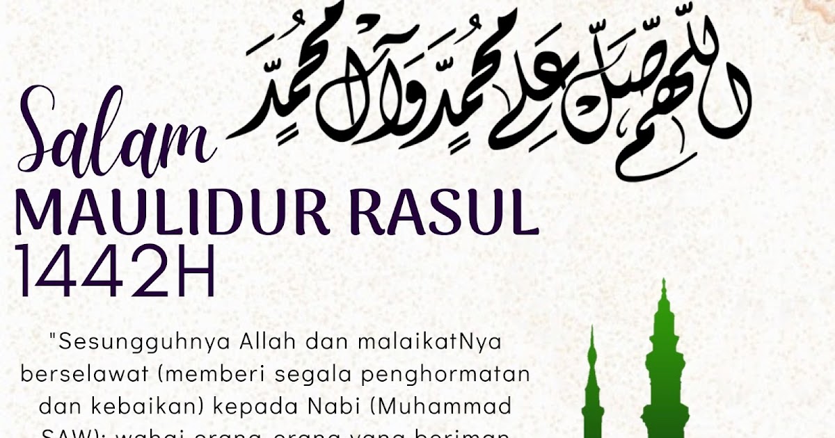 Salam Maulidur Rasul SAW 1442H ~ K R I S T A L - T A S N I M