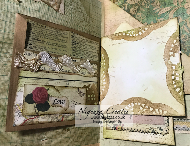 Nigezza Creates My First Junk Journal: Decorating Envelope Page Insert