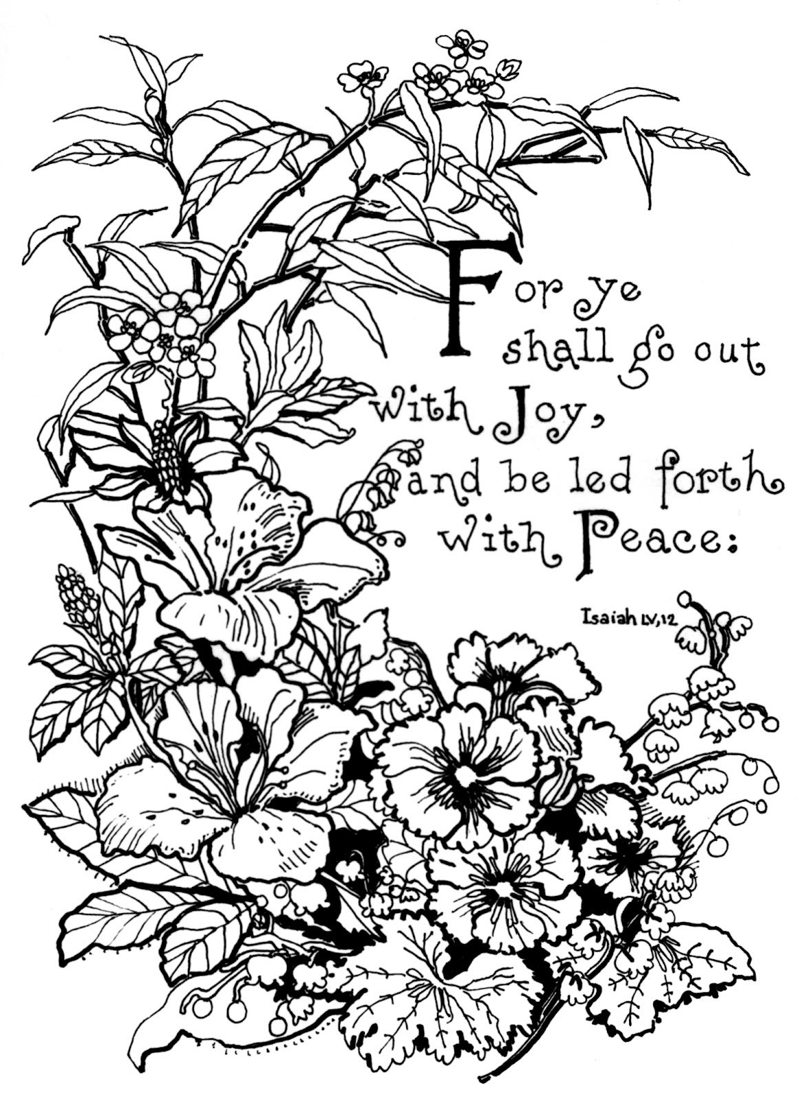 isaiah seraphim coloring pages - photo #11