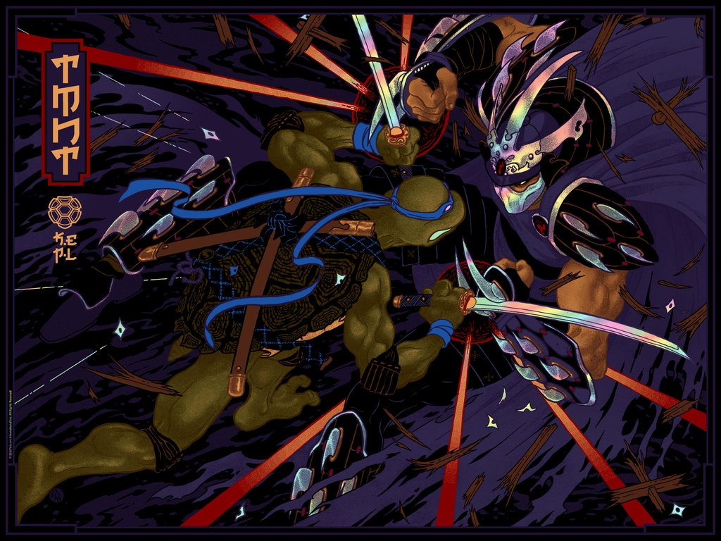 The Blot Says Watchmen Tmnt Screen Prints By Peter Diamond X Bottleneck Gallery