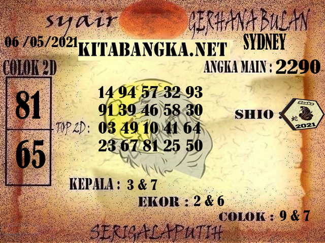 gambar togel sydney