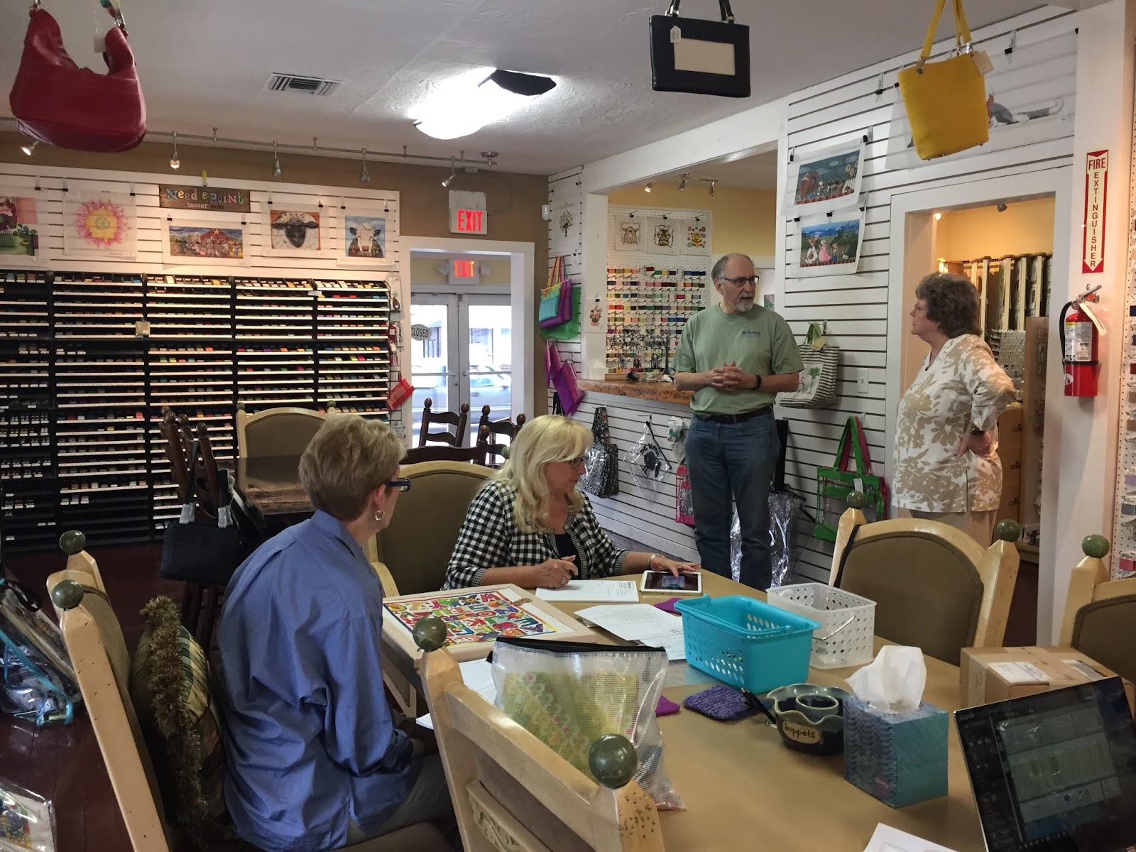 Kreinik Thread Blog Visiting The Black Sheep needlework shop in Florida