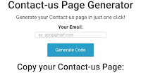 Contact Us Page Generator