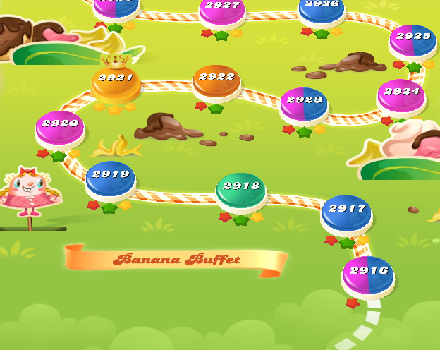 Candy Crush Saga level 2916-2930 Candy Crush Saga level 2916-2930