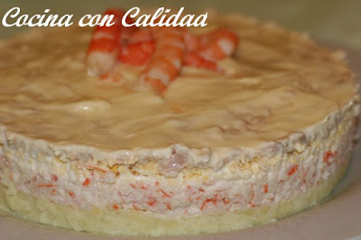 Pastel de langostinos