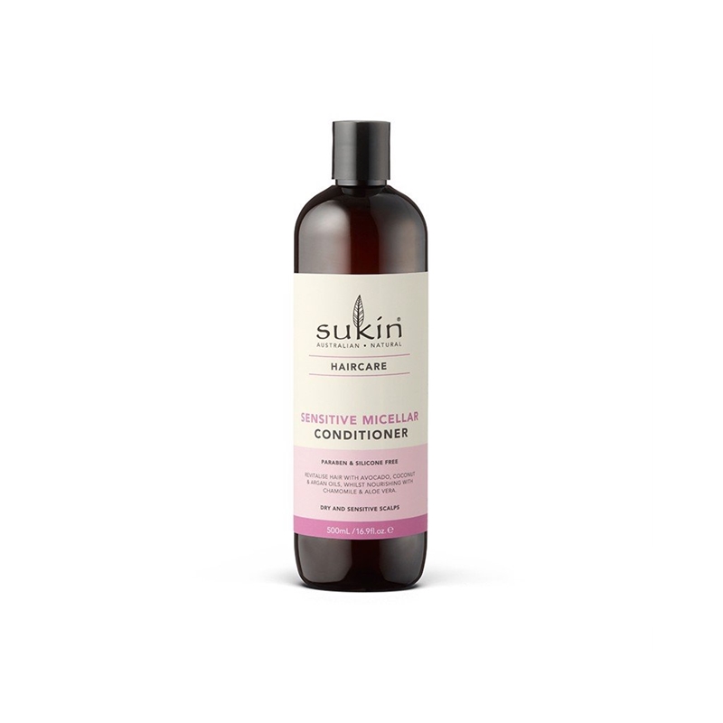 Sukin Dầu xả cho da đầu nhạy cảm Sensitive Micellar Conditioner 500ml