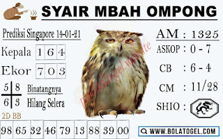 syair sgp mbah ompong