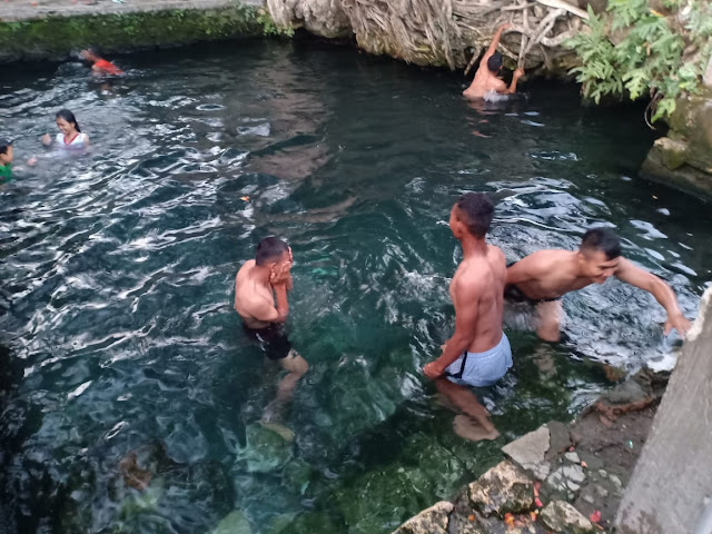 Sendang Bulusan Jimbung Jadi Tempat Mandi Satgas TMMD Reg 105   