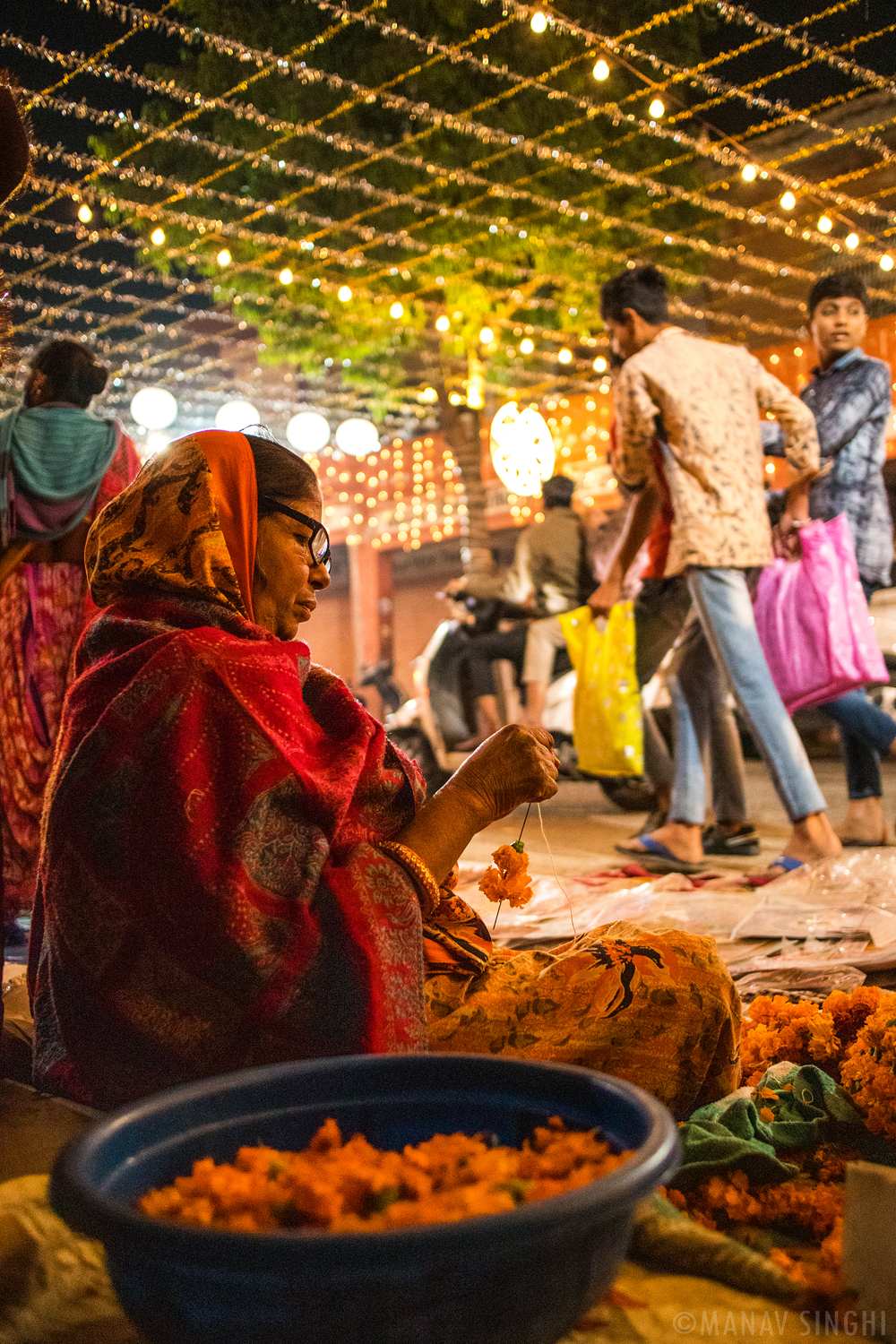 Diwali Decoration - Bapu Bazar, Jaipur 2020 and Street Photography.