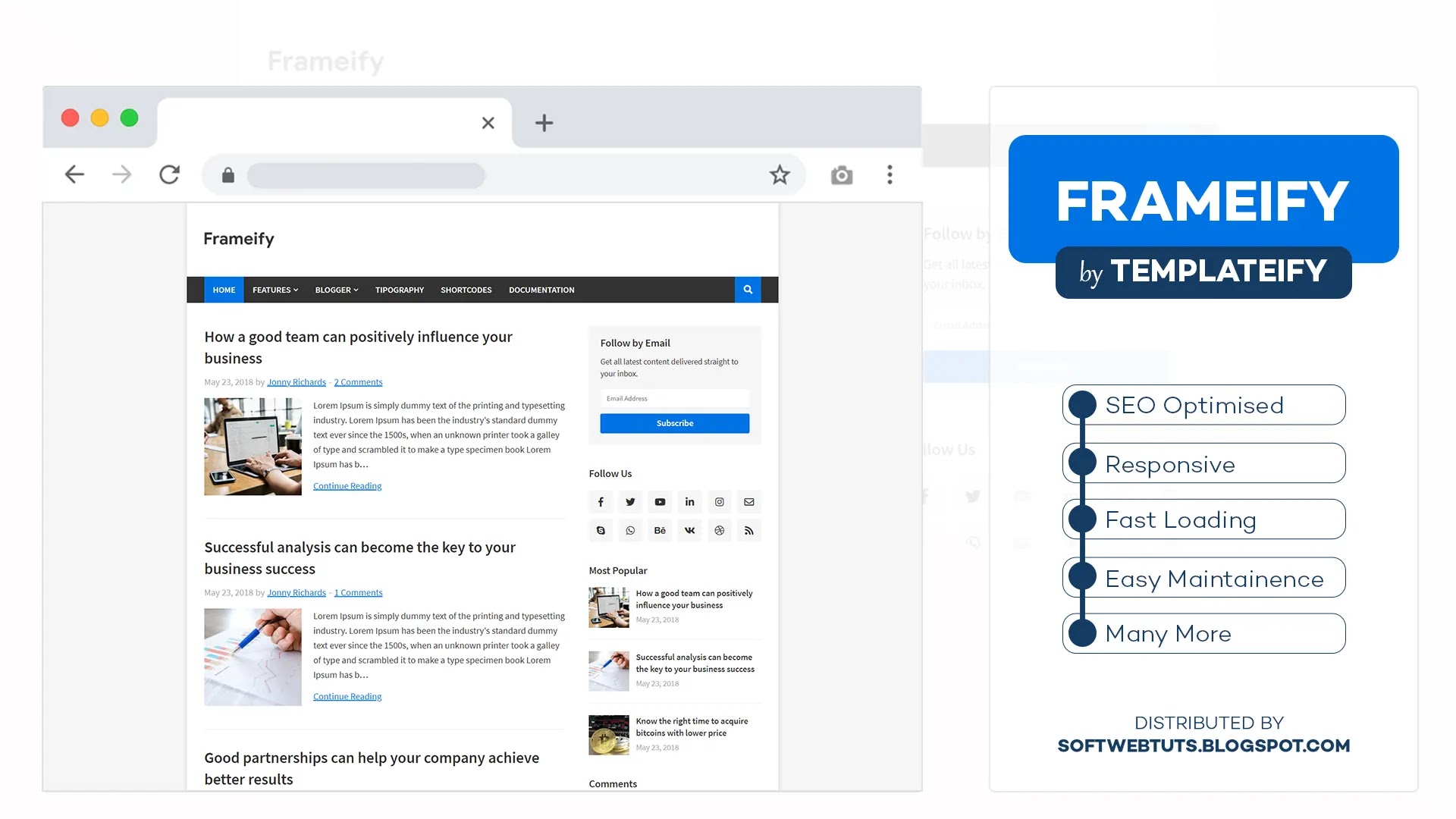 Frameify - Responsive Blogger Template Frameify - Responsive Blogger Template