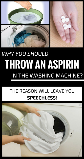 Throw An Aspirin Into The Washing Machine, The Reason Will Leave You Speechless!