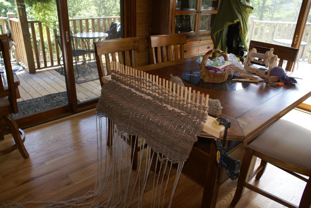 Hidden Bend Retreat, Romney West Virginia: Peg Loom Rugs