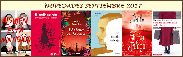 Selección de novedades editoriales del blog Deja volar tu imaginación [septiembre 2017]