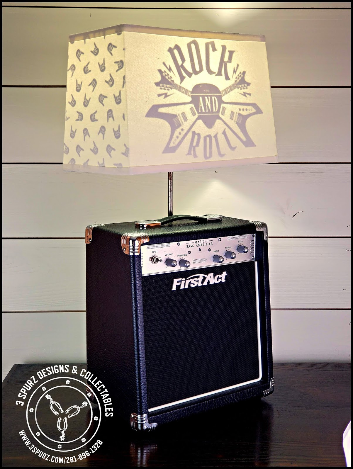 3 Spurz DandC Repurposed /Refurbished Creations!! Guitar amp lamp