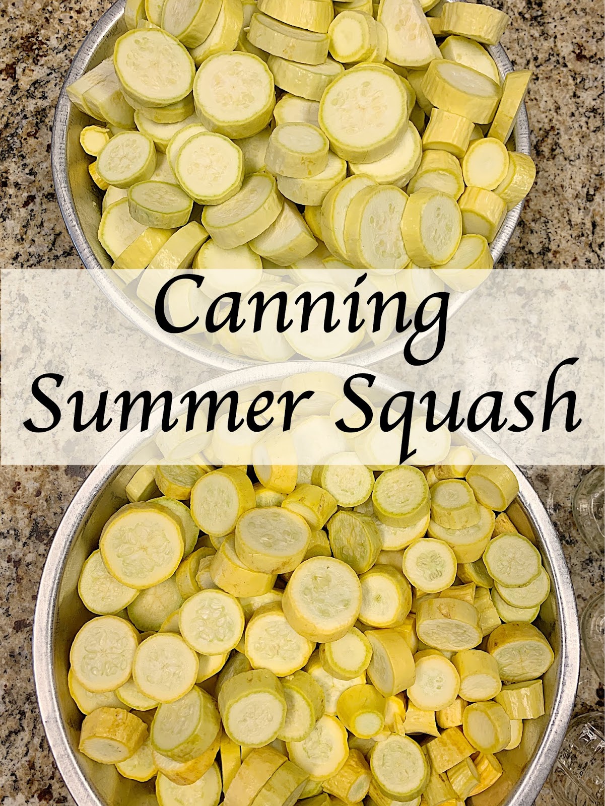 Country Mama To Many Canning Summer Squash