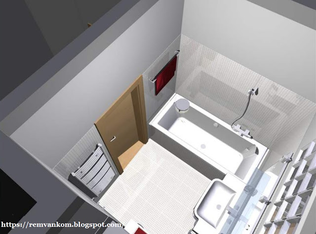Дизайн-проект: санузел из  стеклотекстоли́та заменит современная ванная комната и кухня