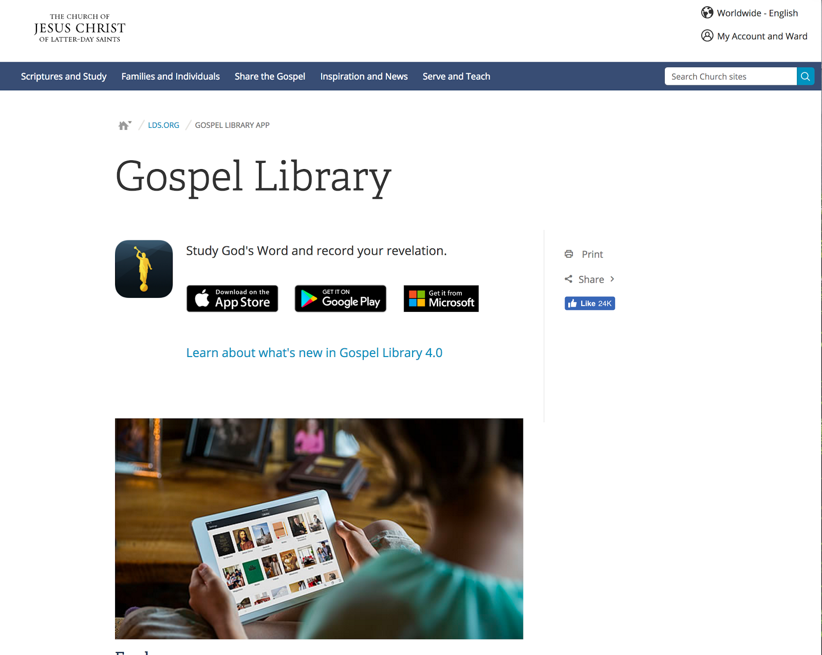 download gospel library for laptop