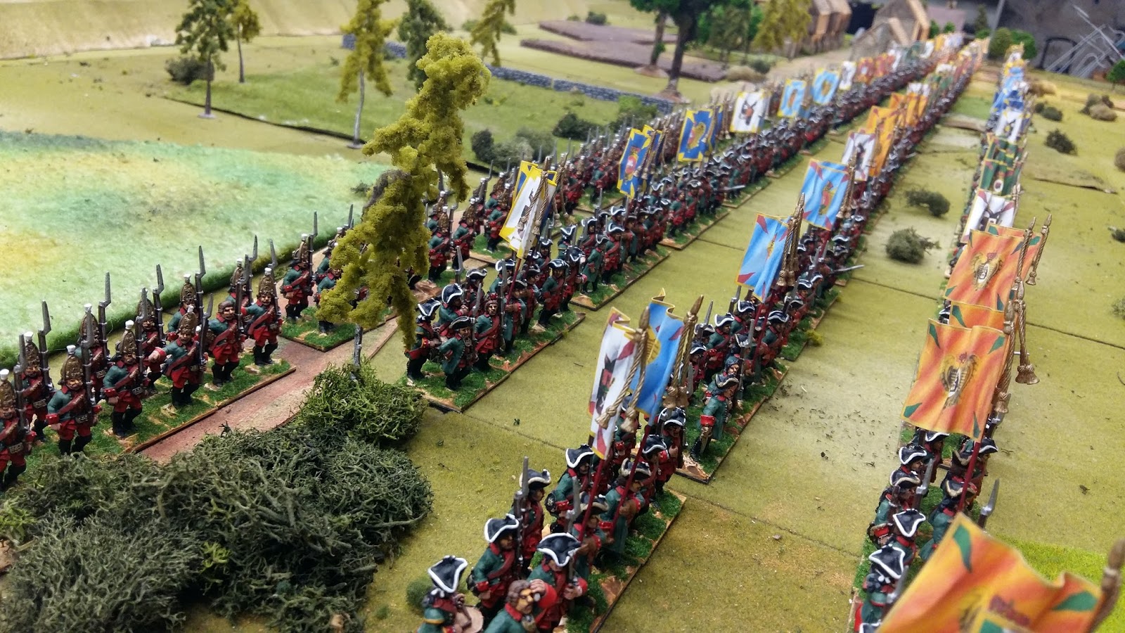 Painting Wargames Figures 28mm SYW Russian Infantry on review