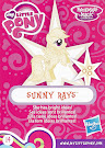 My Little Pony Wave 18 Sunny Rays Blind Bag Card