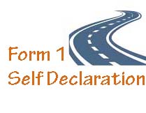How To Fill Form 1 Self Declaration For Learning Licence Sarathi Parivahan